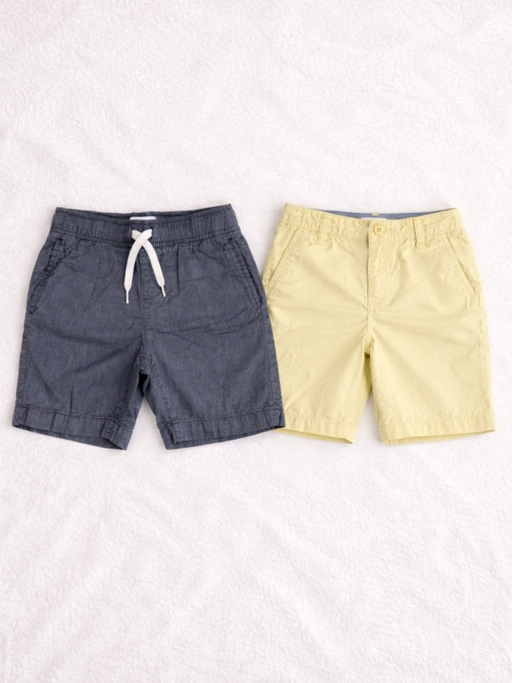 Old Navy Blue & Lime Green Boys Shorts Bundle Size 5 100% Cotton